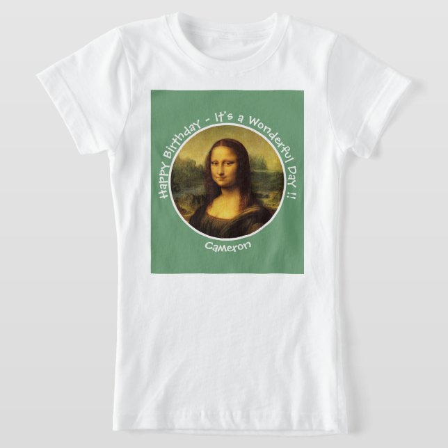 Leonardo da Vinci Mona Lisa Party Collection T-Shirt (Ablage )