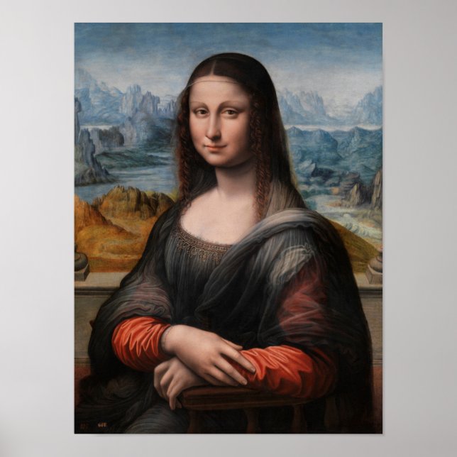 Leonardo da Vinci | Mona Lisa Poster (Vorne)