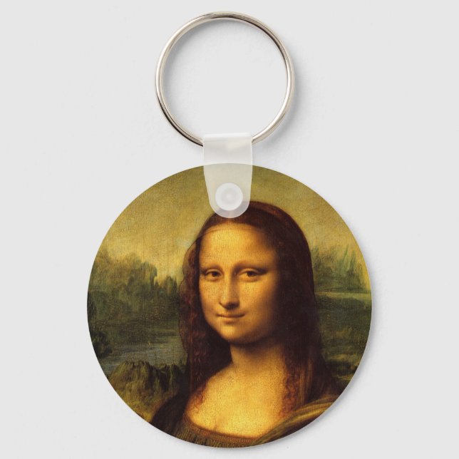 Leonardo Da Vinci Mona Lisa Schlüsselanhänger (Vorderseite)