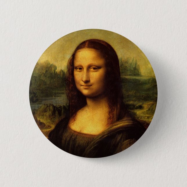 Leonardo da Vinci, Mona Lissabon Button (Vorderseite)