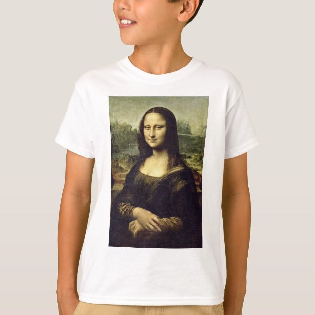 Leonardo Da Vinci - Portrait de Mona Lisa. T-Shirt (Vorderseite)