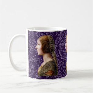 Leonardo da Vinci Portrait La Bella Principessa Kaffeetasse