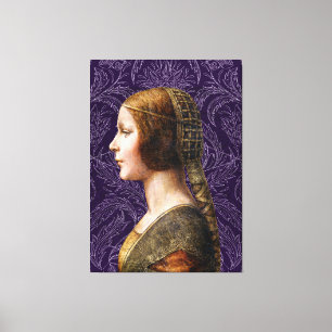 Leonardo da Vinci Portrait La Bella Principessa Leinwanddruck