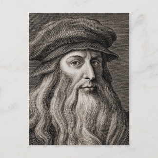 Leonardo da Vinci Postkarte