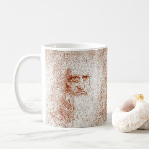 Leonardo da Vinci Rötel-Kunst-Tasse Kaffeetasse
