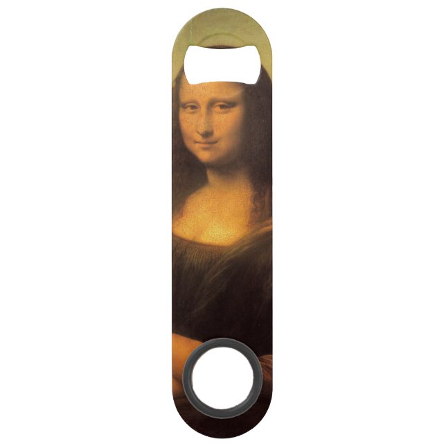 Leonardo Da Vinci’s Mona Lisa Speedflaschenöffner (Rückseite)