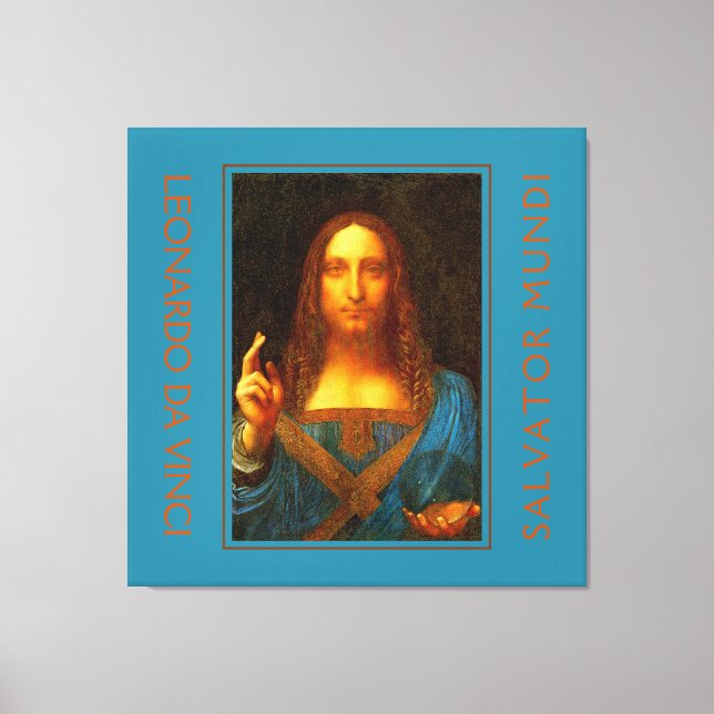 LEONARDO DA VINCI SALVATOR MUNDI LEINWANDDRUCK (Vorderseite)