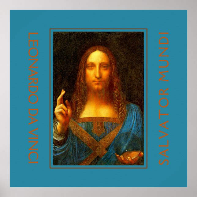 LEONARDO DA VINCI SALVATOR MUNDI POSTER (Vorne)