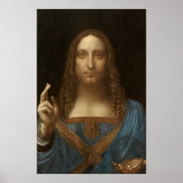 Leonardo da Vinci Salvator Mundi Poster Print