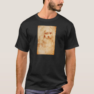 Leonardo da Vinci-Selbstporträt circa 1510-1515 T-Shirt