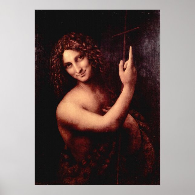 Leonardo Da Vinci St. John the Baptist Poster (Vorne)