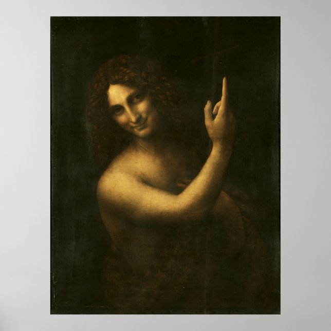Leonardo da Vinci St. John the Baptist Poster (Vorne)