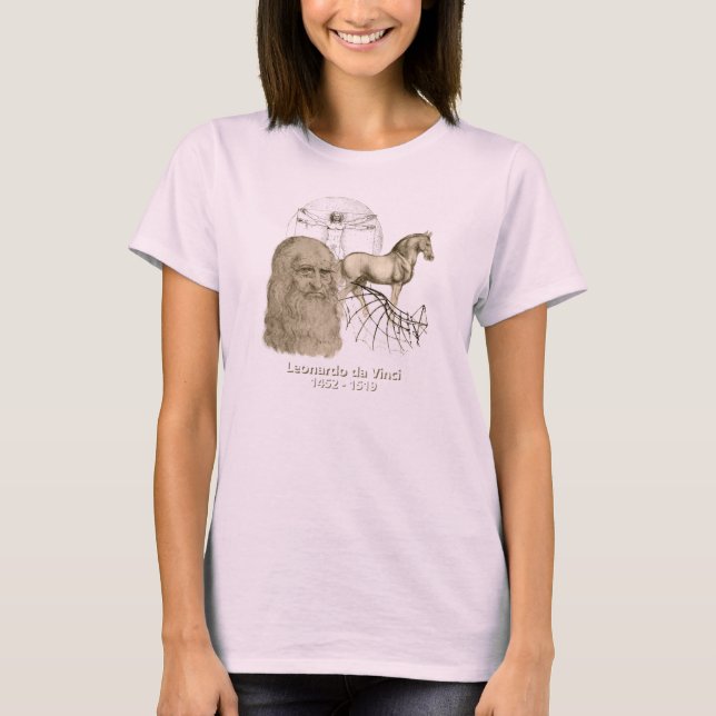 Leonardo da Vinci T-Shirt (Vorderseite)