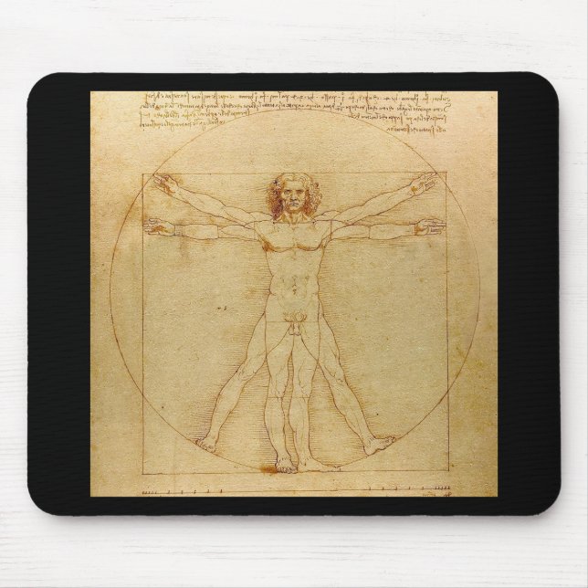 Leonardo da Vinci , Vitruvian Man Mousepad (Vorne)