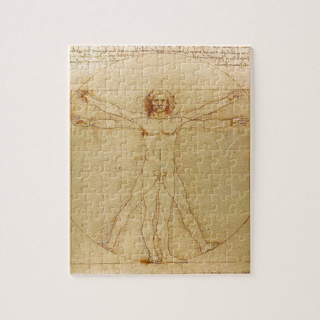 Leonardo da Vinci , Vitruvian Man Puzzle (Vertikal)