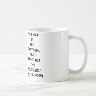 Leonardo da Vinci-Wissenschafts-Kapitän Practice Kaffeetasse