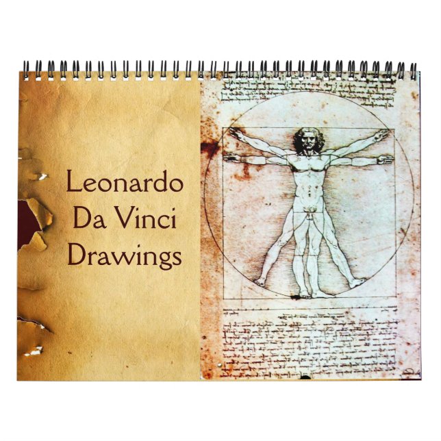 LEONARDO DA VINCI Zeichnungen 2017 Kalender (Titelbild)