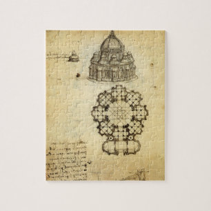 Leonardo da Vincis Architektonische Kathedrale Stu Puzzle