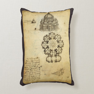 Leonardo da Vincis architektonische Kathedralstudi Dekokissen