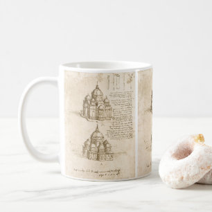 Leonardo da Vincis Architektur-Studie eines Domes Kaffeetasse
