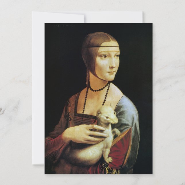 Leonardo da Vincis Dame mit dem Hermelin (Vorderseite)