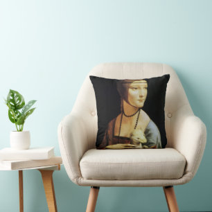 Leonardo da Vincis Dame mit dem Hermelin Kissen