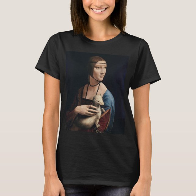 Leonardo da Vincis Dame mit Hermelin  T-Shirt (Vorderseite)