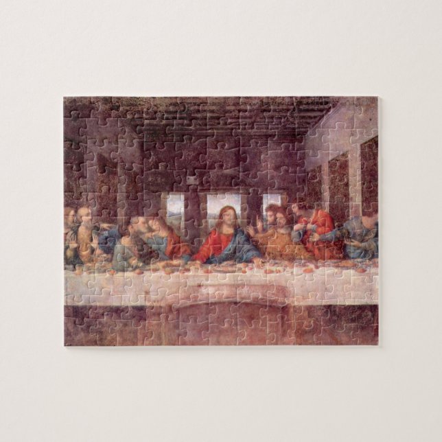 Leonardo da Vincis Das letzte Abendessen Puzzle (Horizontal)