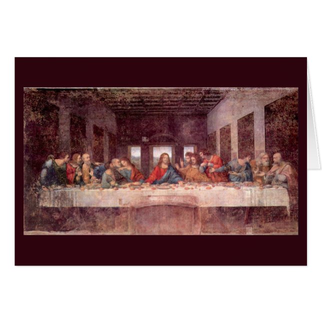Leonardo da Vincis Das letzte Abendmahl (Vorderseite (Horizontal))