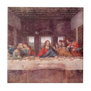 Leonardo da Vincis Das letzte Abendmahl Fliese