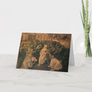 Leonardo da Vincis Die Anbetung der Könige Karte