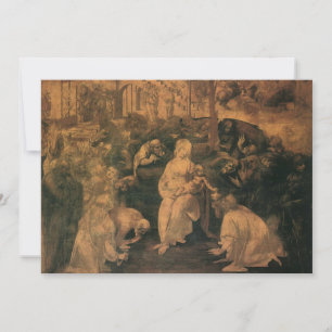 Leonardo da Vincis Die Verehrung der Magi Einladung