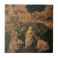 Leonardo da Vincis Die Verehrung der Magi