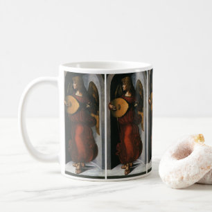 Leonardo da Vincis Ein Engel in Rot mit einer Laut Tasse