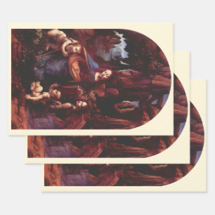 Leonardo da Vincis Felsgrottenmadonna Geschenkpapier Set
