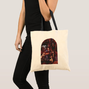Leonardo da Vincis Felsgrottenmadonna Tragetasche