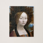 Leonardo da Vincis Ginevra de' Benci Puzzle<br><div class="desc">Leonardo Da Vinci Leonardo Da Vinci (1452-1519) gehört zu den berühmtesten Künstlern der Geschichte. Seine Kunstwerke und wissenschaftlichen Zeichnungen neuer Erfindungen waren visionär und seiner Zeit voraus. Dieses Gemälde ist Leonardo da Vincis Gemälde Ginevra de' Benci (ca. 1474-1478).</div>