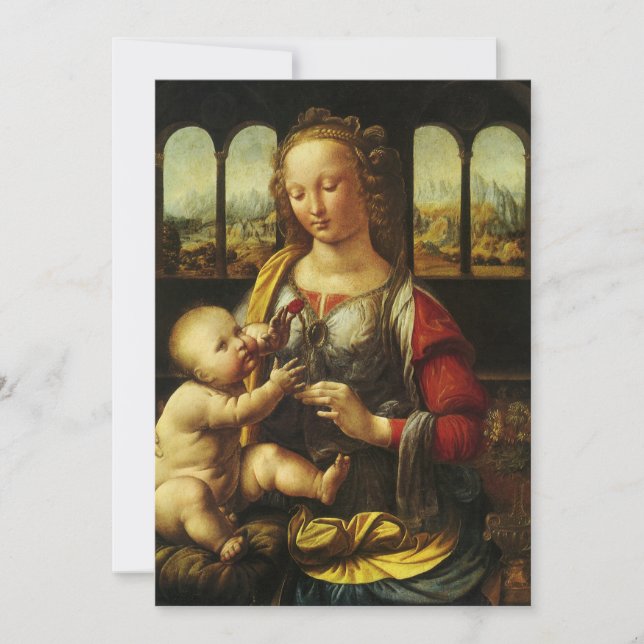 Leonardo da Vincis Madonna mit der Narbe (Vorderseite)