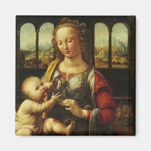 Leonardo da Vincis Madonna mit der Narbe Magnet
