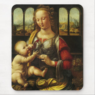 Leonardo da Vincis Madonna mit der Narbe Mousepad