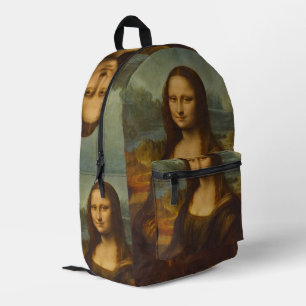 Leonardo da Vincis Mona Lisa, Kunst der Renaissanc Bedruckter Rucksack