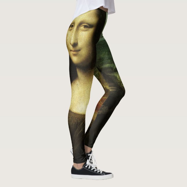 Leonardo da Vincis Mona Lisa, Kunst der Renaissanc Leggings (Rechts)