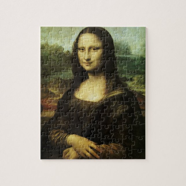 Leonardo da Vincis Mona Lisa, Kunst der Renaissanc Puzzle (Vertikal)