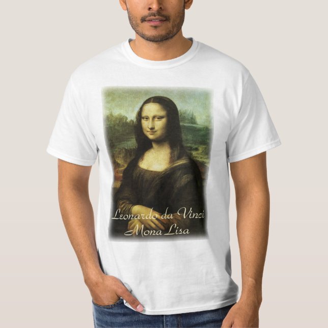 Leonardo da Vincis Mona Lisa, Kunst der Renaissanc T-Shirt (Vorderseite)