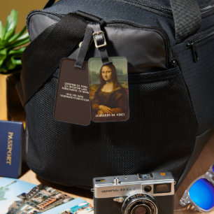 Leonardo da Vincis Mona Lisa, Renaissance-Kunst Gepäckanhänger