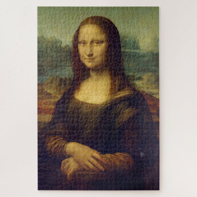 Leonardo da Vincis Portrait der Mona Lisa del Gioc Puzzle (Vertikal)