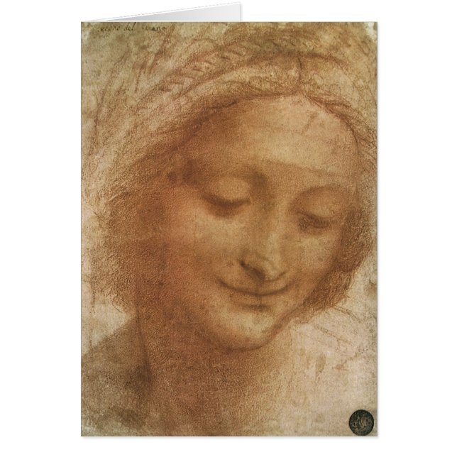 Leonardo da Vincis Portrait der Saint-Anne-Studie (Vorne)