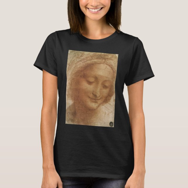 Leonardo da Vincis Portrait der Saint-Anne-Studie T-Shirt (Vorderseite)