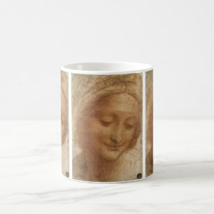 Leonardo da Vincis Portrait der Saint-Anne-Studie Tasse