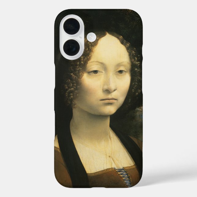 Leonardo da Vincis Portrait von Ginevra Benci Case-Mate iPhone Hülle (Rückseite)
